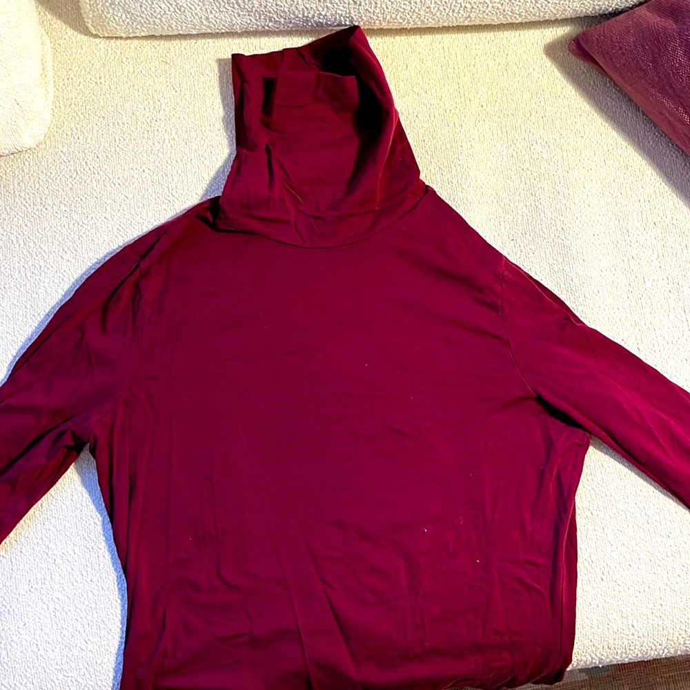Thin, stretchy material. Barely worn.